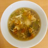 温まるかき玉スープ
